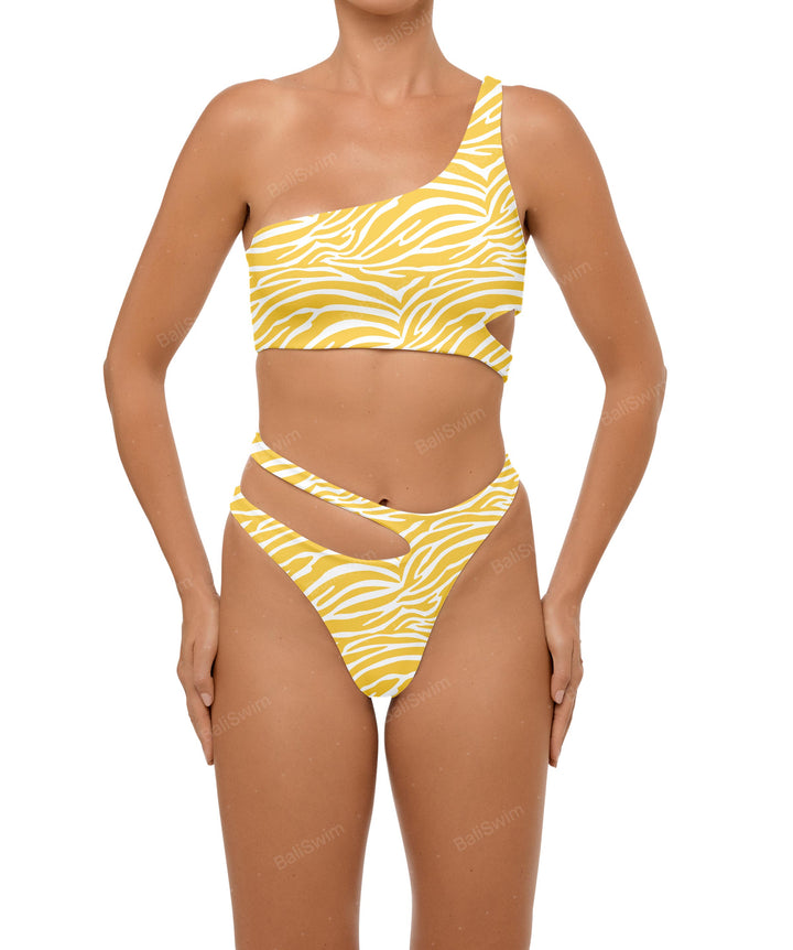 BSWS-B110 Asymmetrical Cutout Bikini Bottom