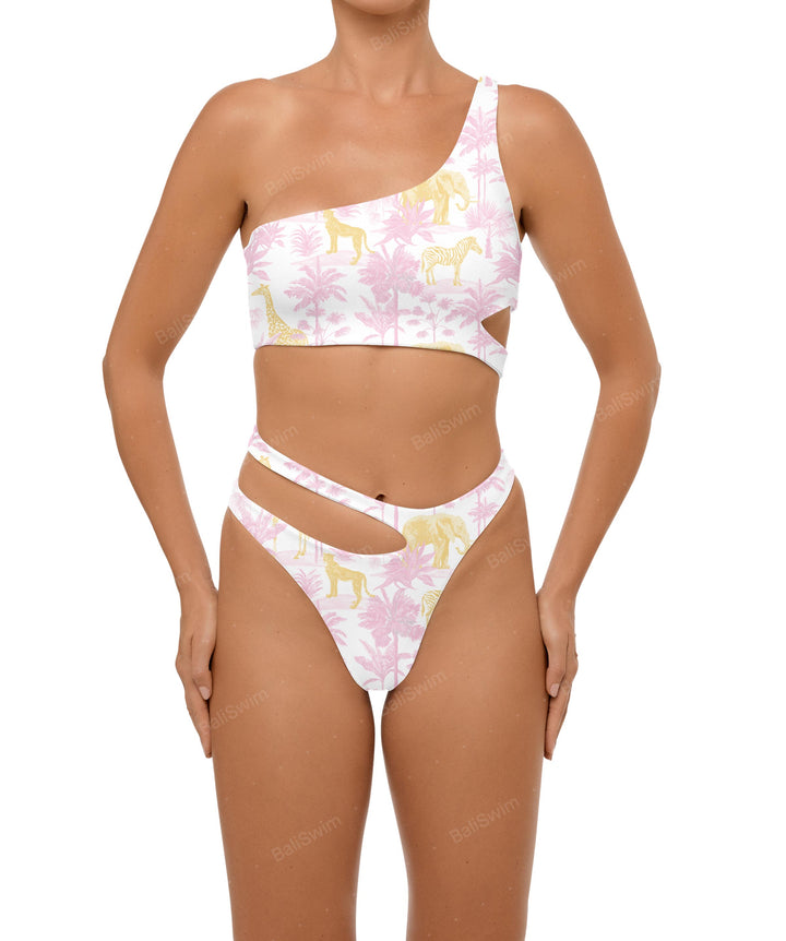 BSWS-T110 Asymmetric Cutout Bikini Top