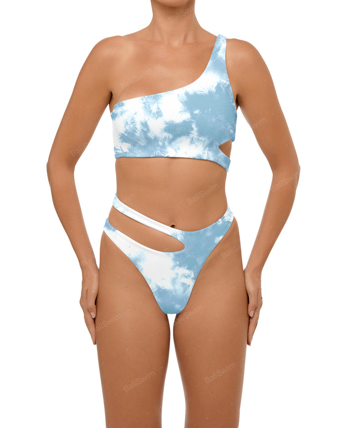 BSWS-B110 Asymmetrical Cutout Bikini Bottom