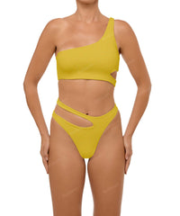 BSWS-B110 Asymmetrical Cutout Bikini Bottom