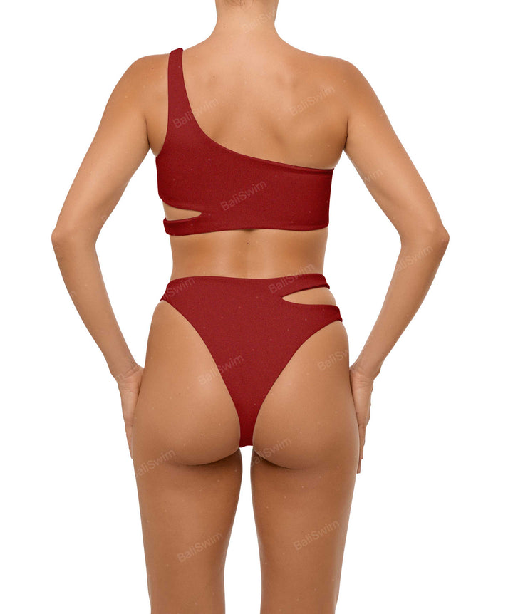 BSWS-T110 Asymmetric Cutout Bikini Top