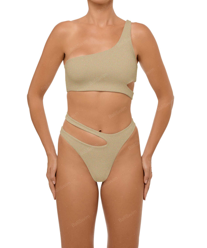 BSWS-B110 Asymmetrical Cutout Bikini Bottom