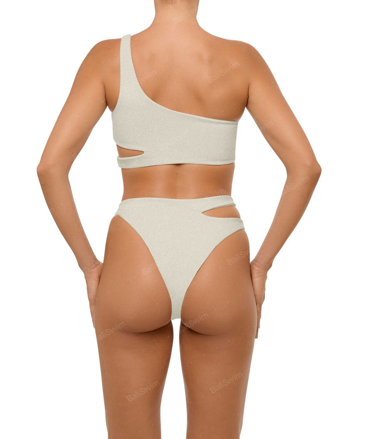 BSWS-B110 Asymmetrical Cutout Bikini Bottom
