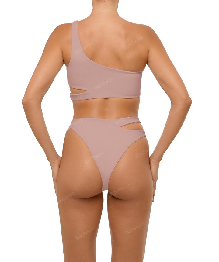 BSWS-B110 Asymmetrical Cutout Bikini Bottom
