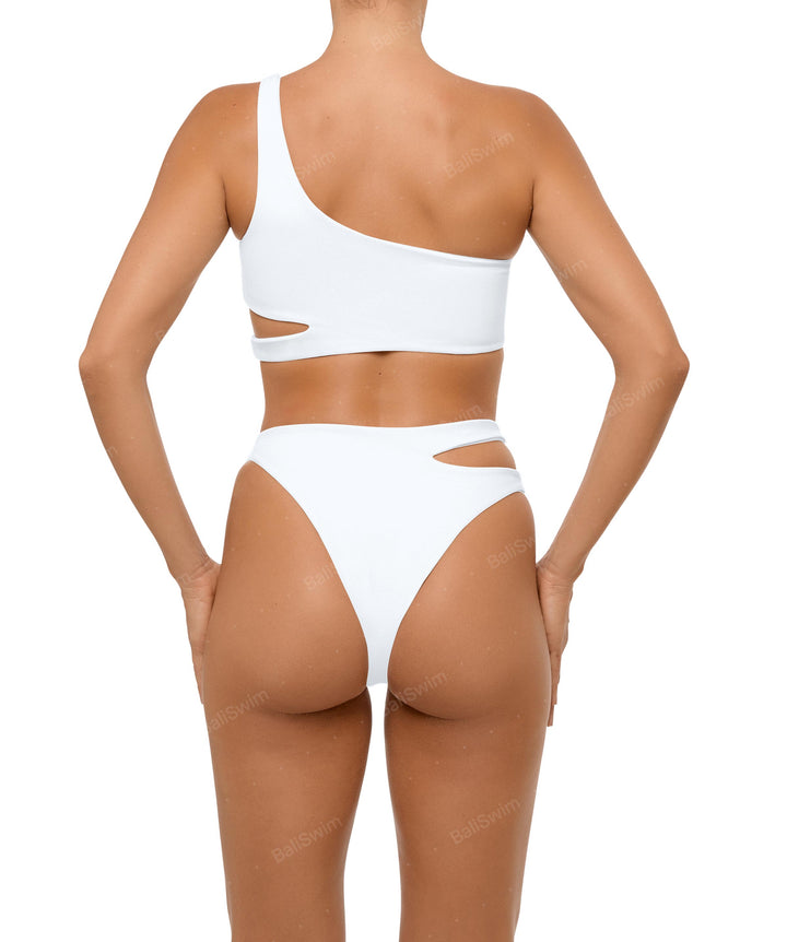 BSWS-B110 Asymmetrical Cutout Bikini Bottom