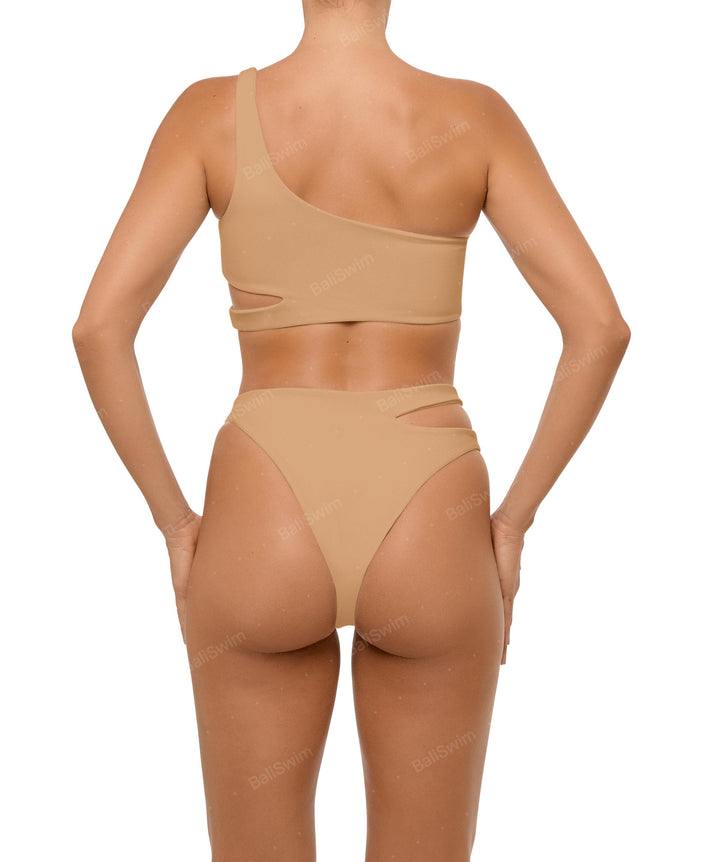 BSWS-B110 Asymmetrical Cutout Bikini Bottom