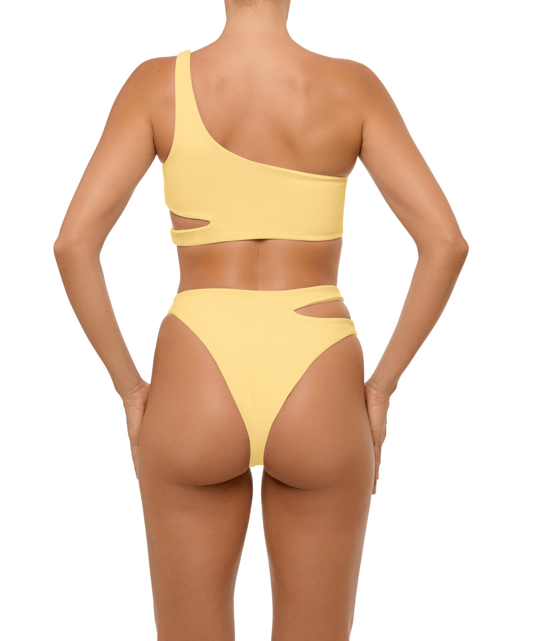 BSWS-B110 Asymmetrical Cutout Bikini Bottom