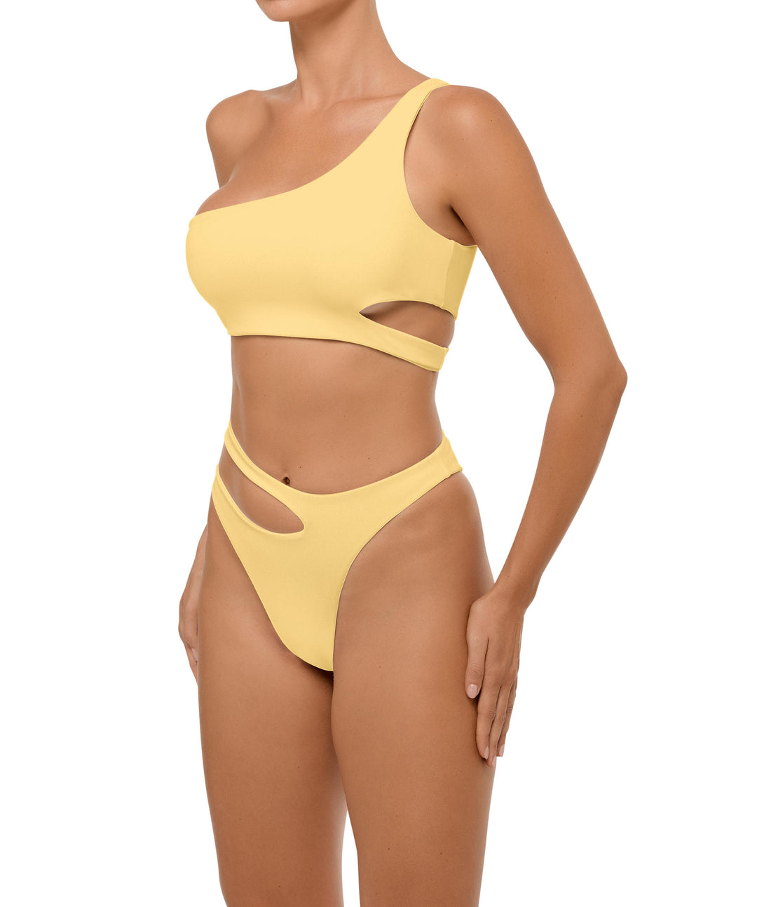 BSWS-T110 Asymmetric Cutout Bikini Top