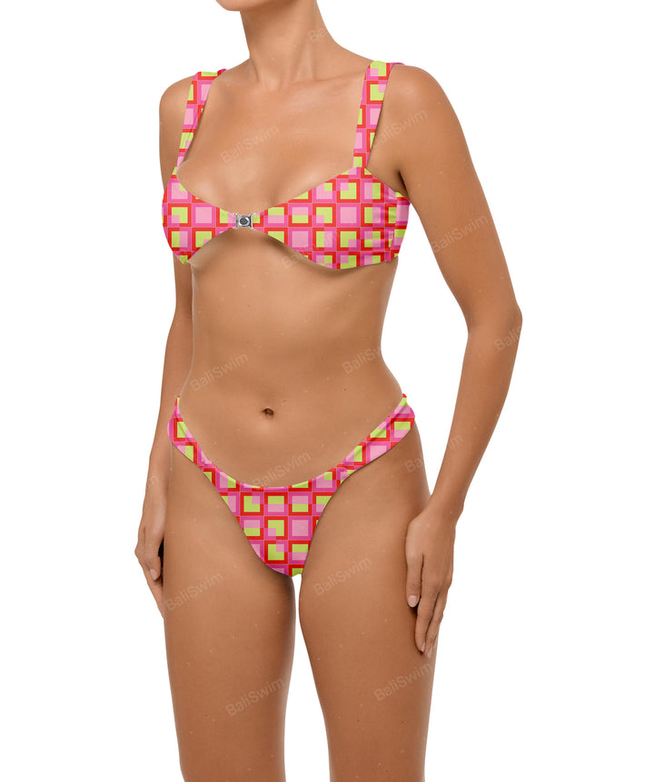 BSWS-T112 Front Clasp Closure Bikini Top