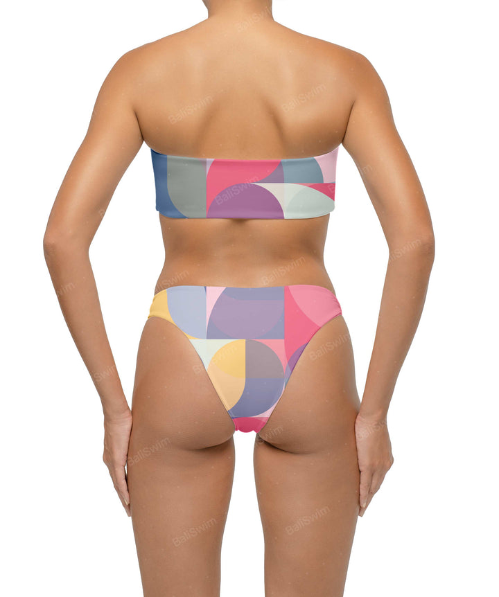 BSWS-T114 Knotted Bandeau Bikini Top