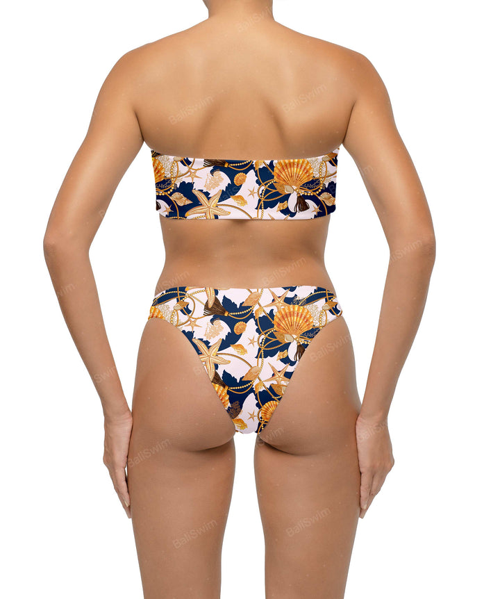 BSWS-T114 Knotted Bandeau Bikini Top