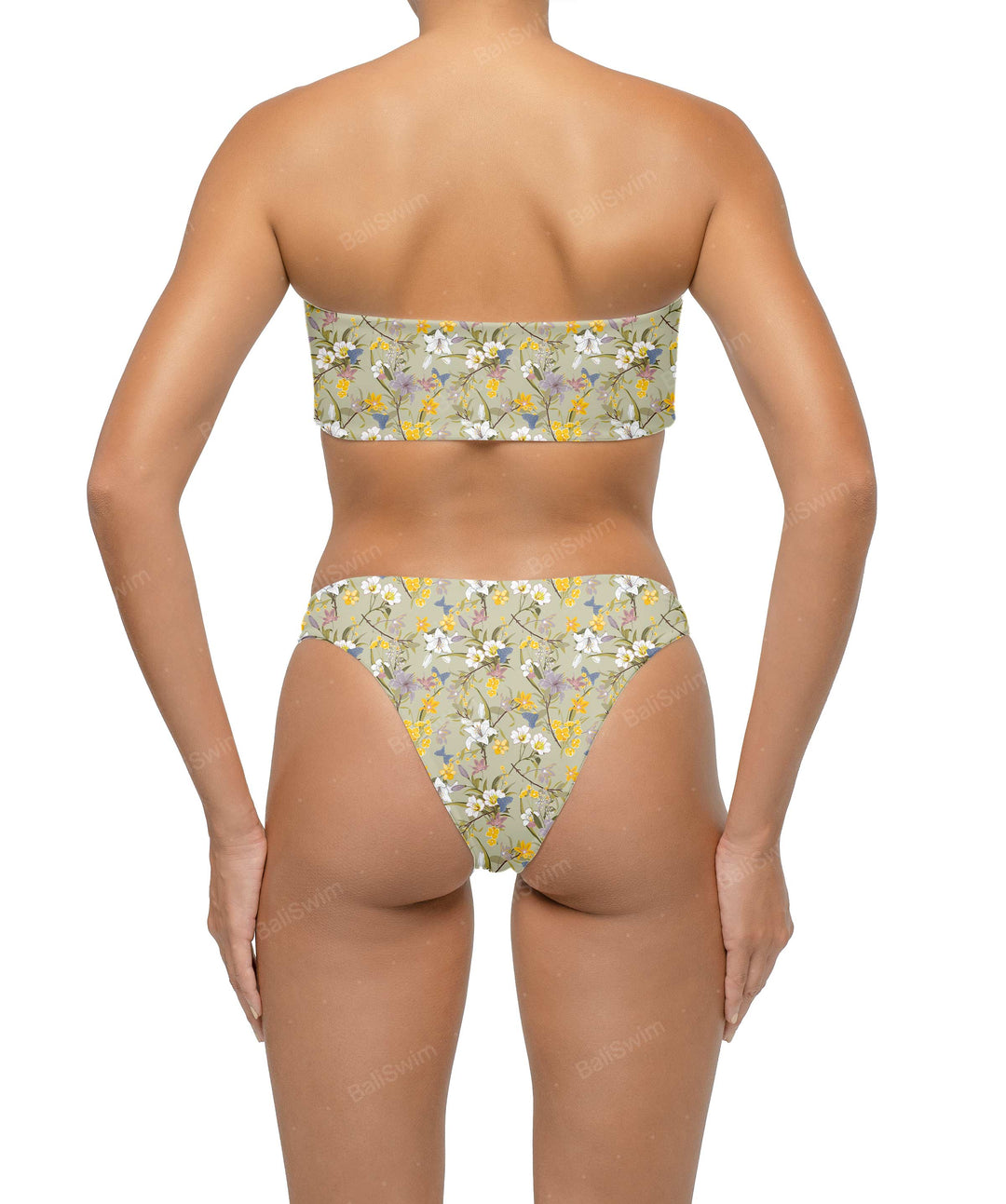 BSWS-T114 Knotted Bandeau Bikini Top