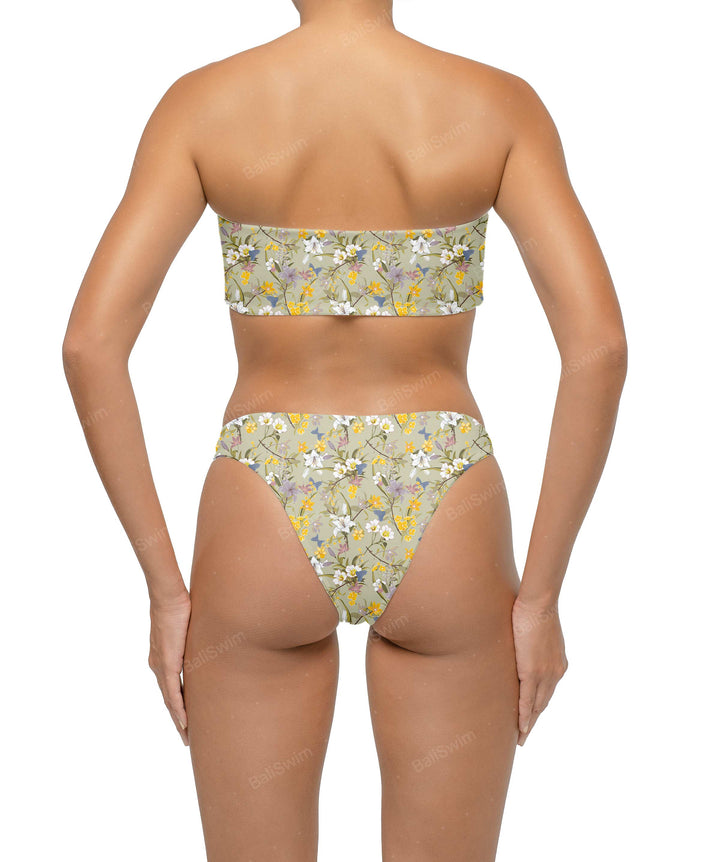 BSWS-T114 Knotted Bandeau Bikini Top