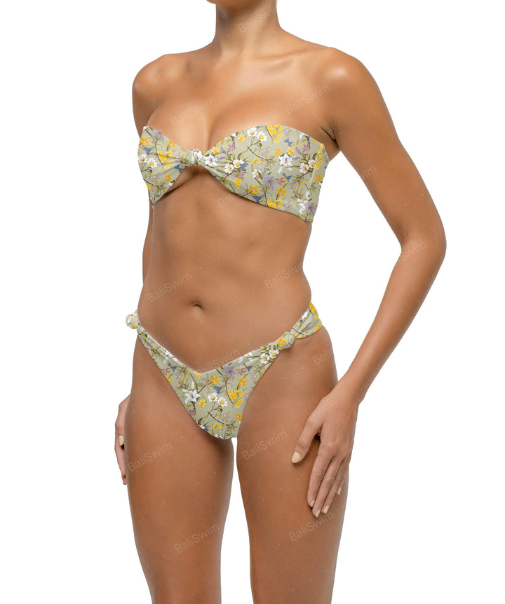 BSWS-T114 Knotted Bandeau Bikini Top