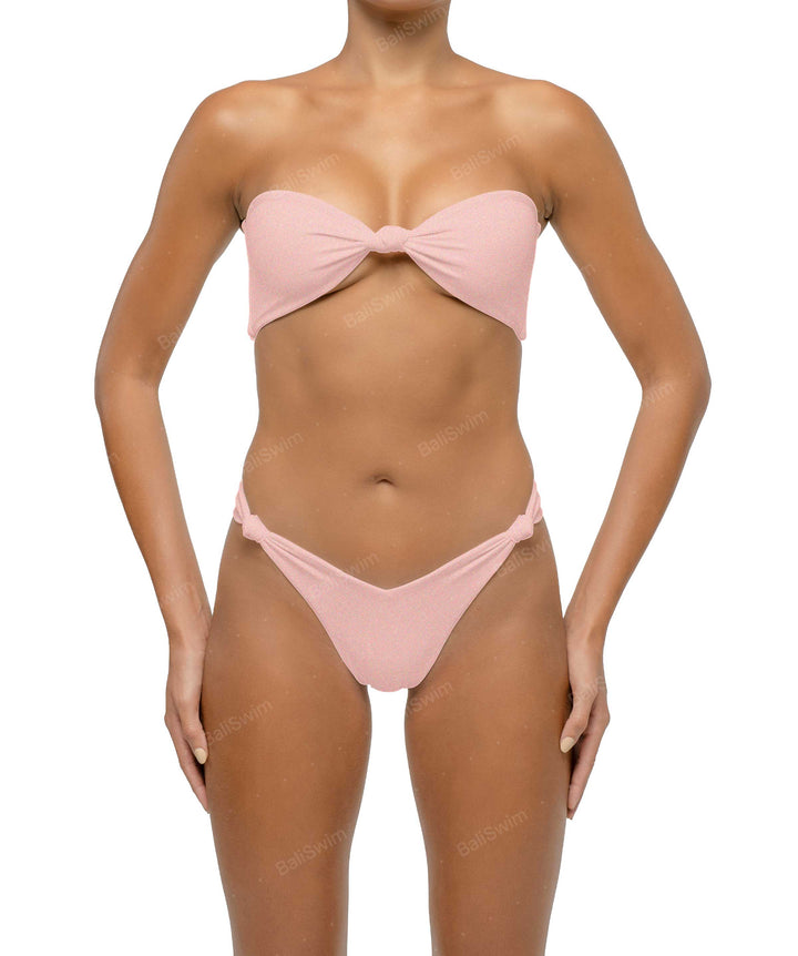 BSWS-T114 Knotted Bandeau Bikini Top