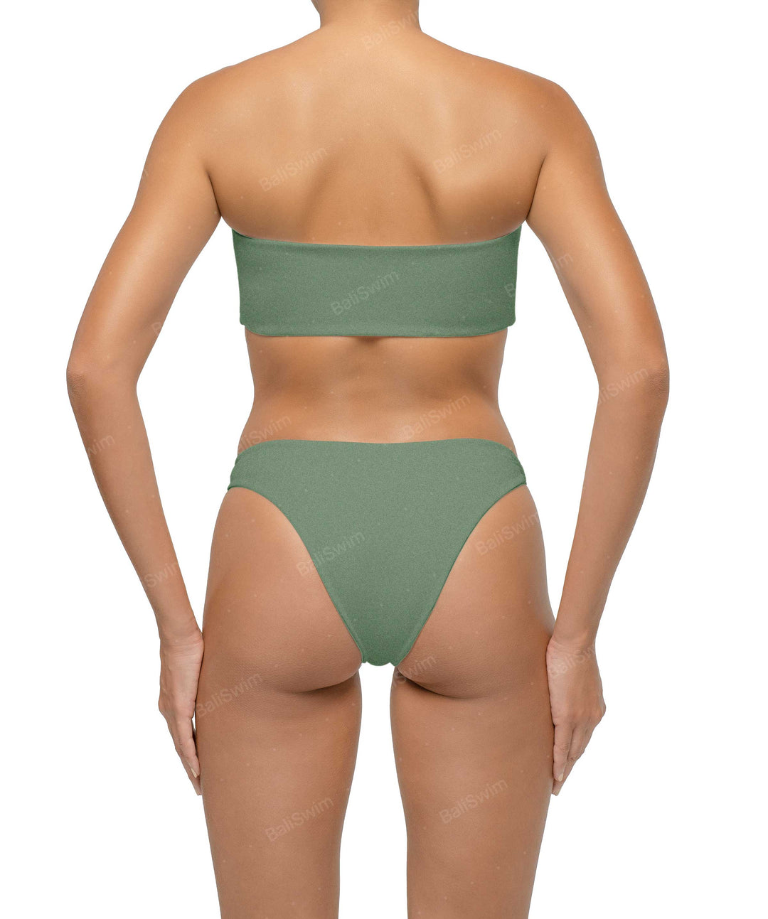 BSWS-T114 Knotted Bandeau Bikini Top