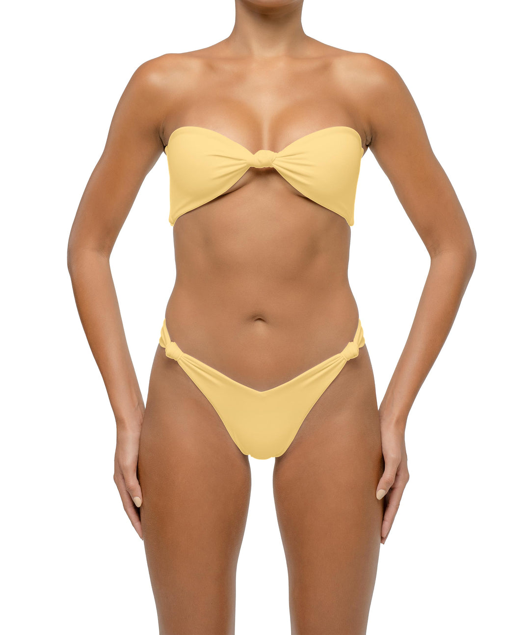 BSWS-T114 Knotted Bandeau Bikini Top