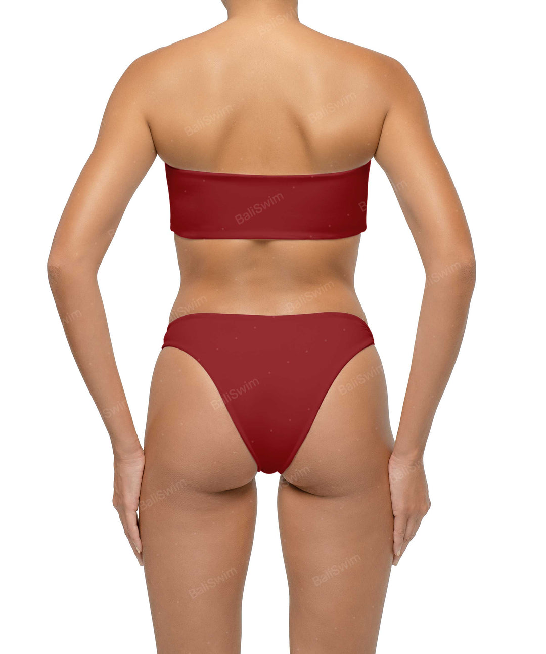 BSWS-T114 Knotted Bandeau Bikini Top