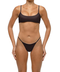 BSWS-T116 Curved Neckline Bikini Top
