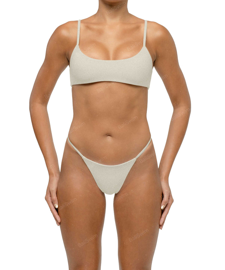BSWS-T116 Curved Neckline Bikini Top