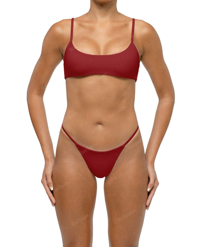 BSWS-B116 Ruched Bikini Bottom