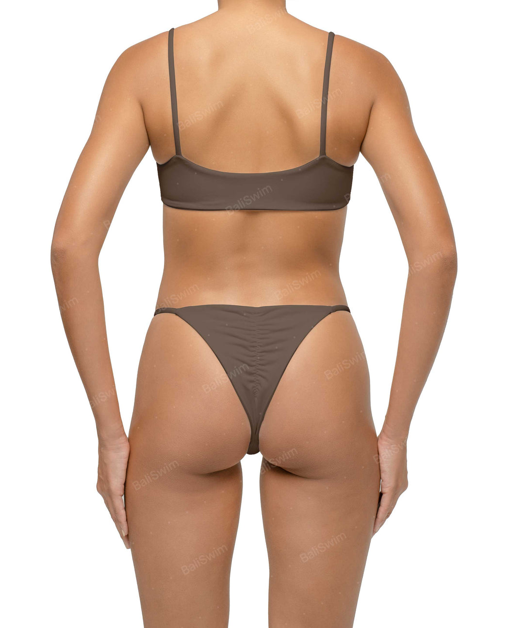 BSWS-T116 Curved Neckline Bikini Top