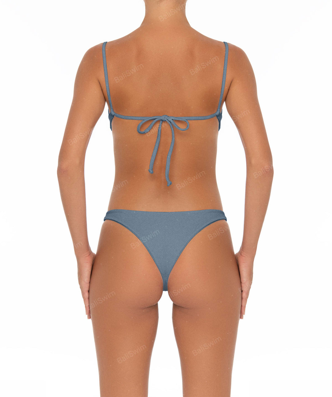 BSWS-B12 Corsage Mid Rise Bikini Bottom