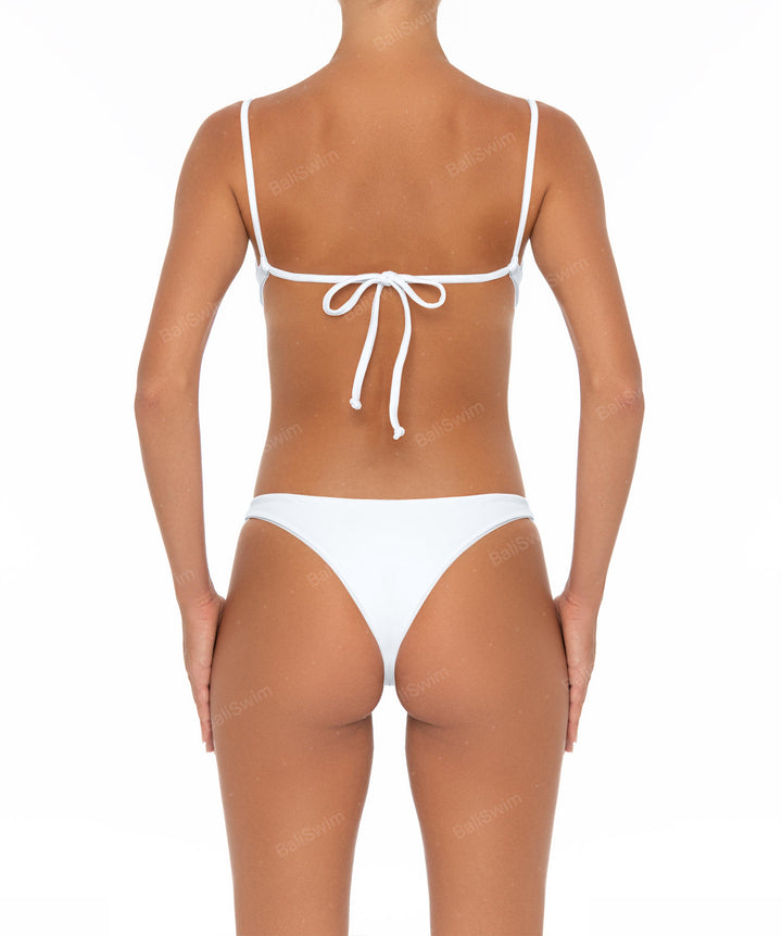 BSWS-B12 Corsage Mid Rise Bikini Bottom