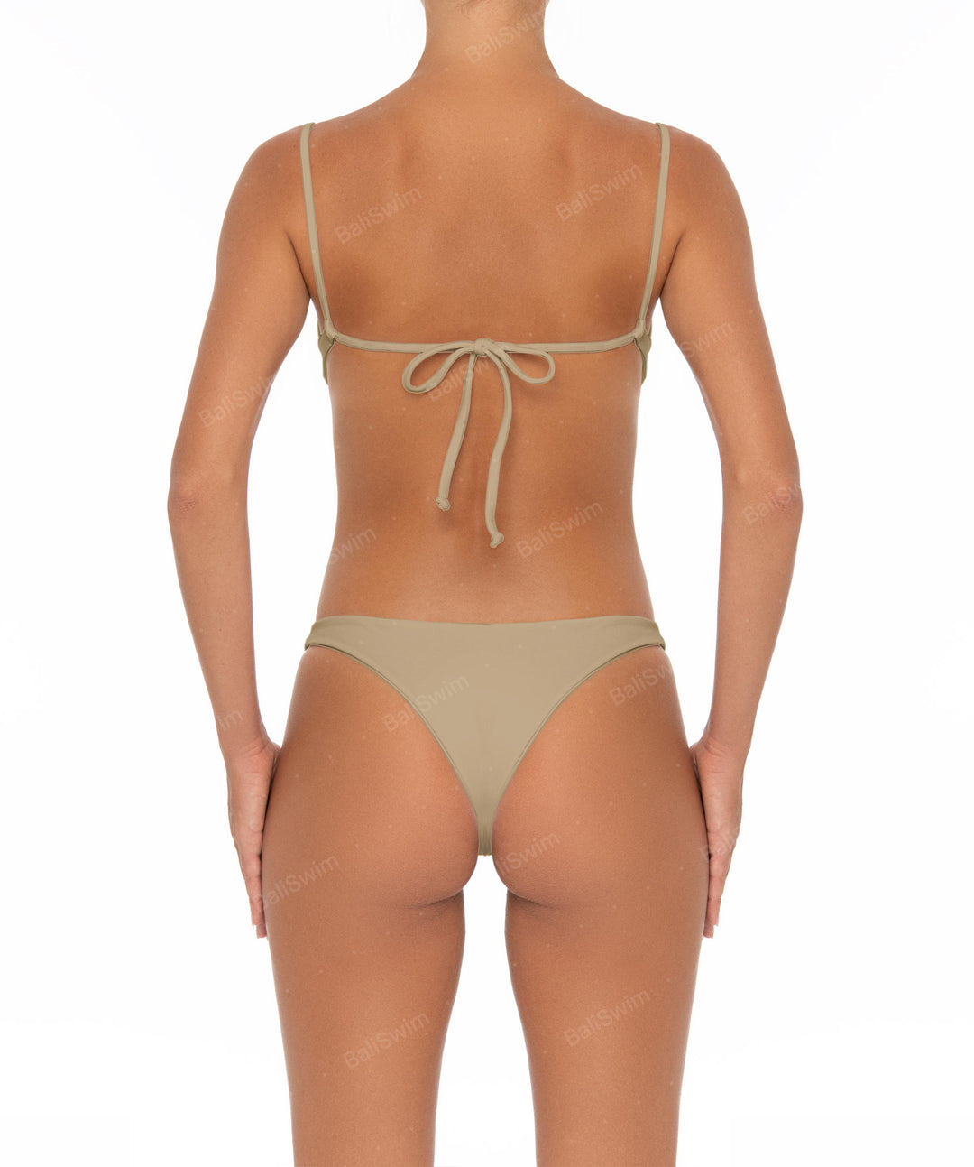 BSWS-B12 Corsage Mid Rise Bikini Bottom