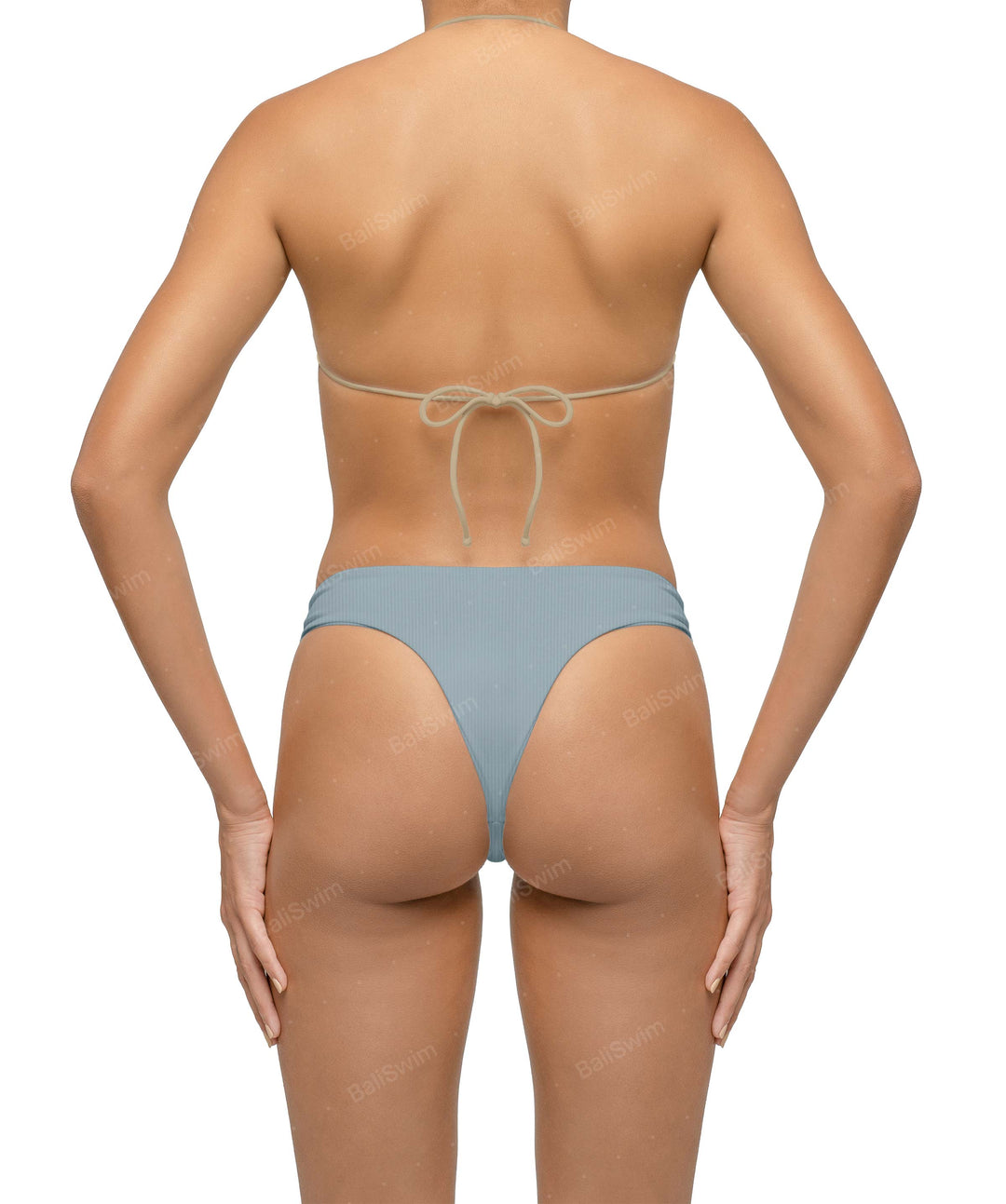 BSWS-T122 Wave Ring Halter Bikini Top