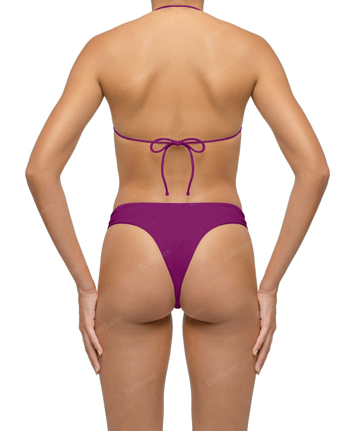 BSWS-T122 Wave Ring Halter Bikini Top