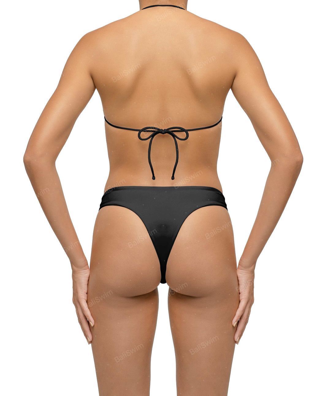 BSWS-T122 Wave Ring Halter Bikini Top