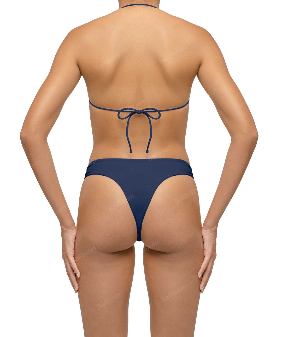 BSWS-T122 Wave Ring Halter Bikini Top