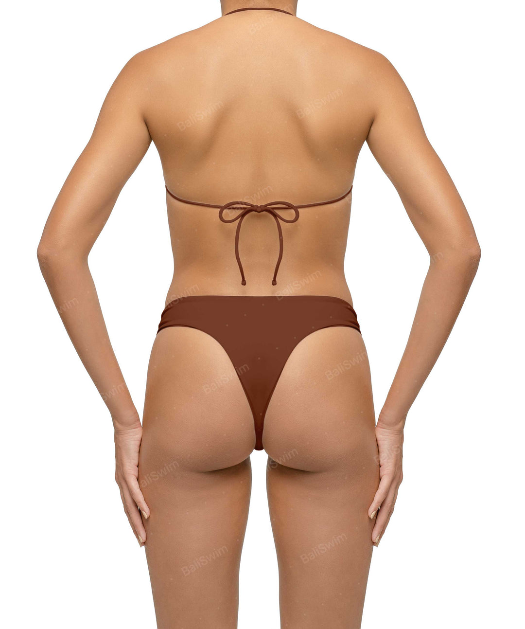 BSWS-T122 Wave Ring Halter Bikini Top