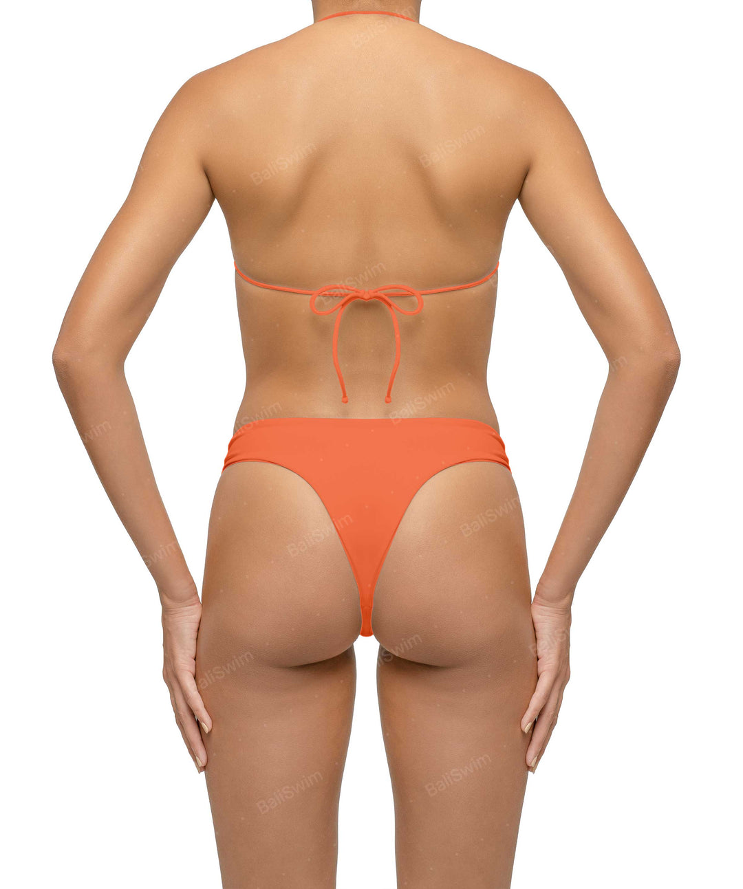 BSWS-T122 Wave Ring Halter Bikini Top