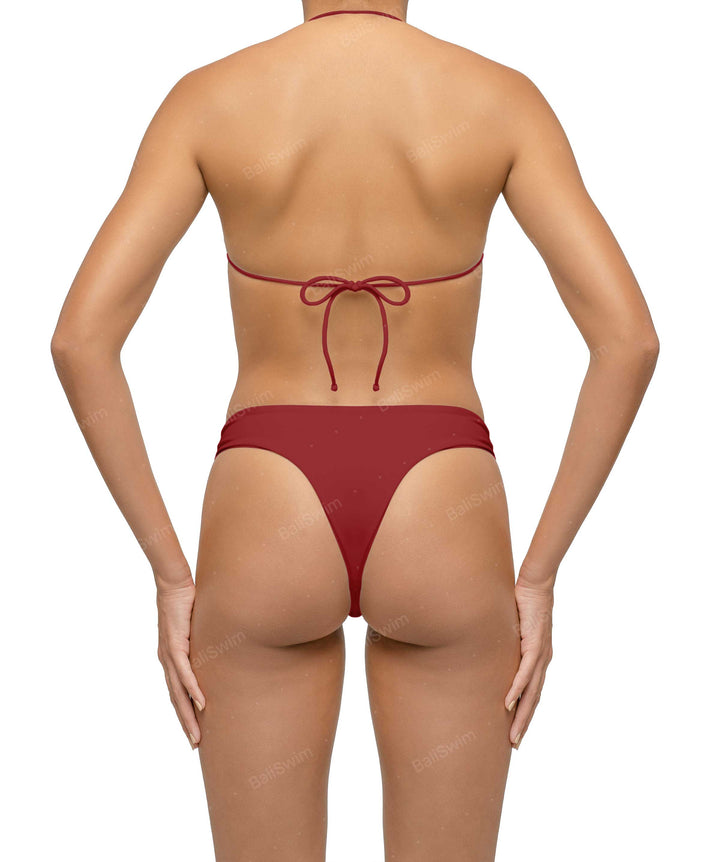 BSWS-T122 Wave Ring Halter Bikini Top
