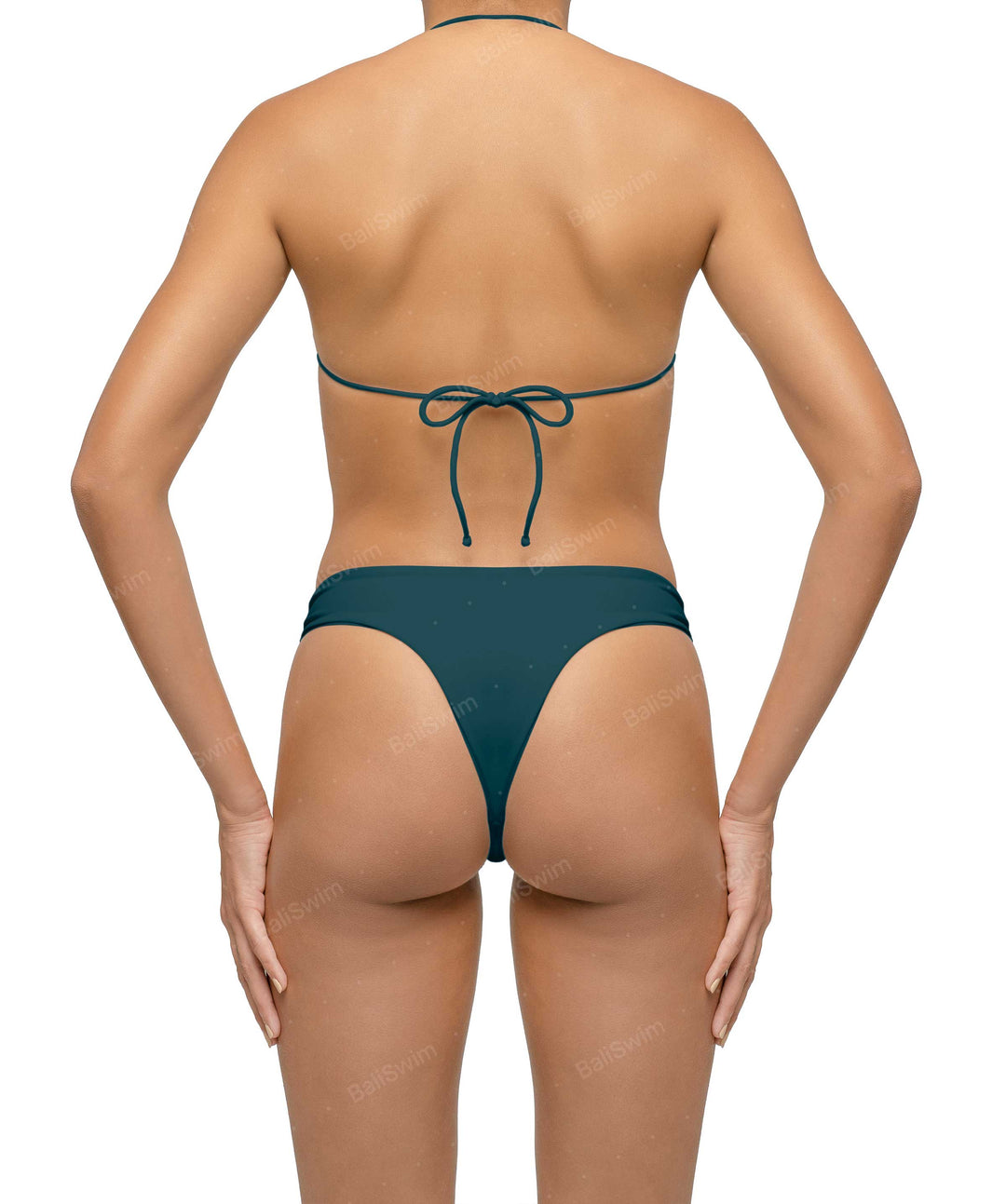 BSWS-T122 Wave Ring Halter Bikini Top