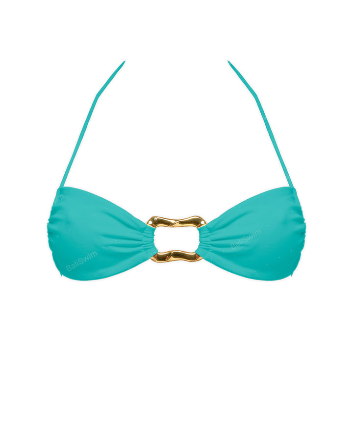 BSWS-T122 Wave Ring Halter Bikini Top