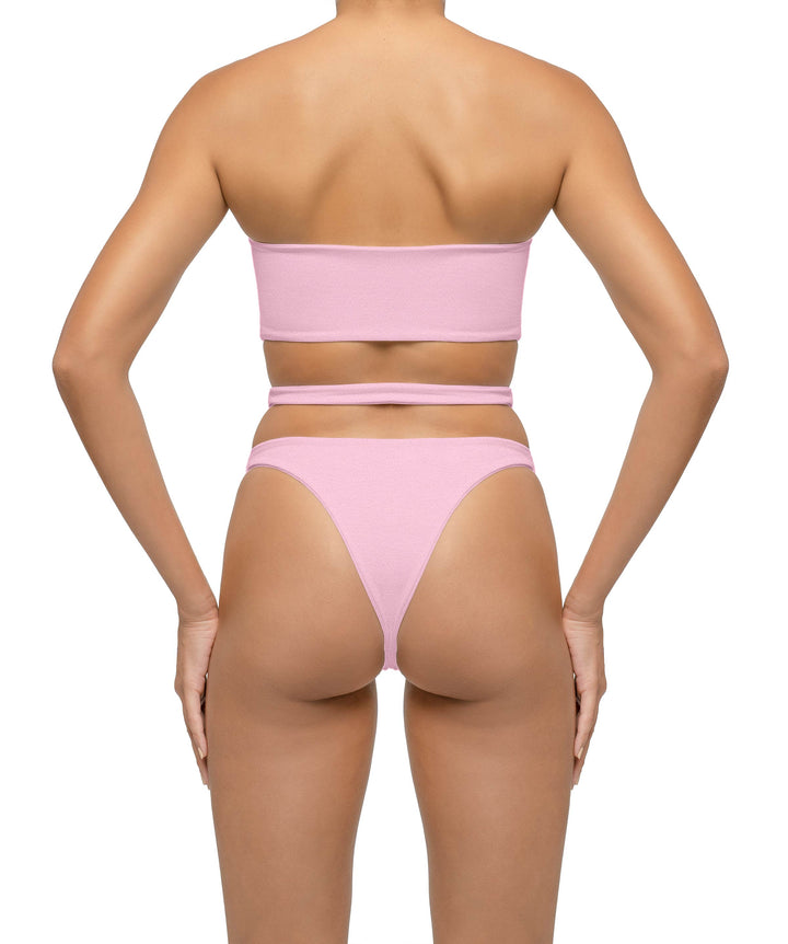 BSWS-T123 Bandeau Cut-out Bikini Top