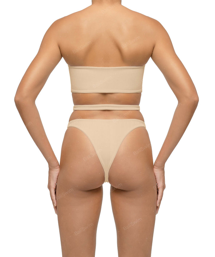 BSWS-T123 Bandeau Cut-out Bikini Top
