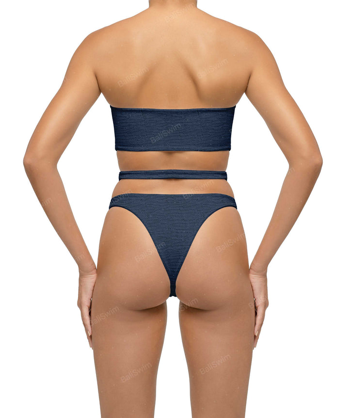 BSWS-T123 Bandeau Cut-out Bikini Top
