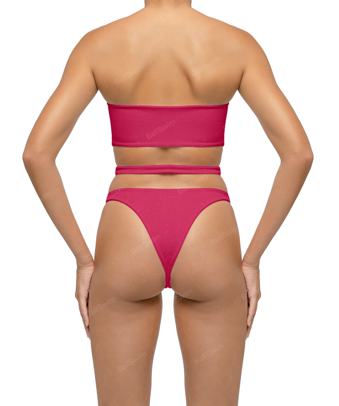 BSWS-B123 High Waisted Cut-out Bikini Bottom