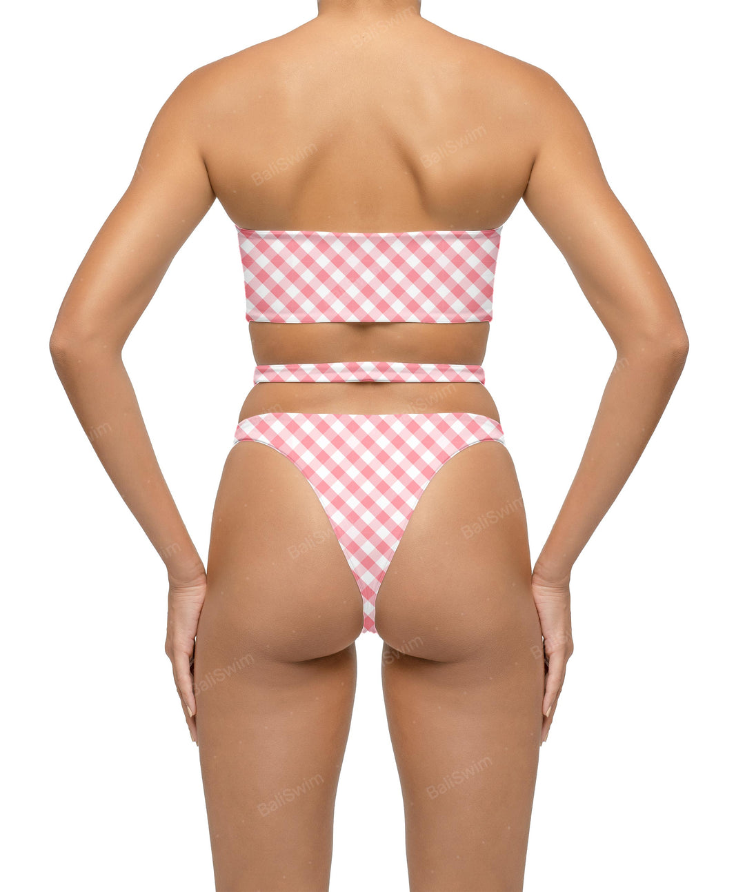 BSWS-T123 Bandeau Cut-out Bikini Top