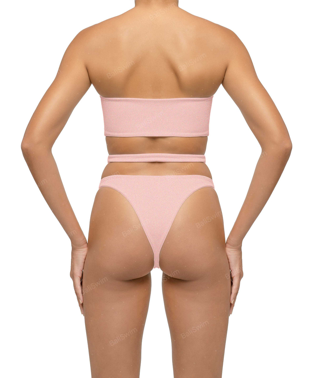 BSWS-T123 Bandeau Cut-out Bikini Top