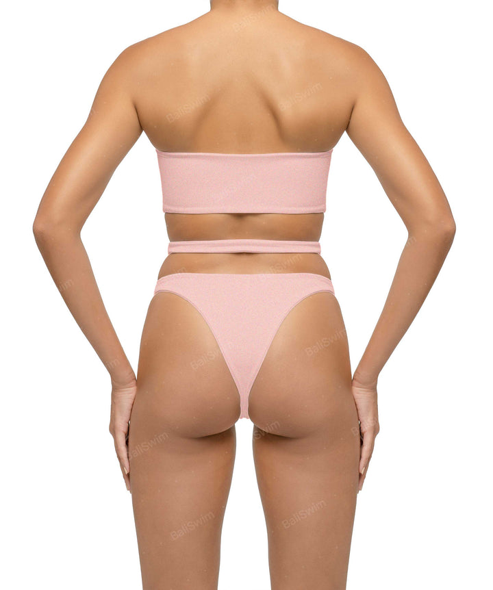 BSWS-T123 Bandeau Cut-out Bikini Top