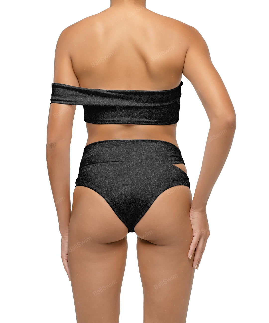 BSWS-T125 Asymetrical Off the Shoulder Bikini Top