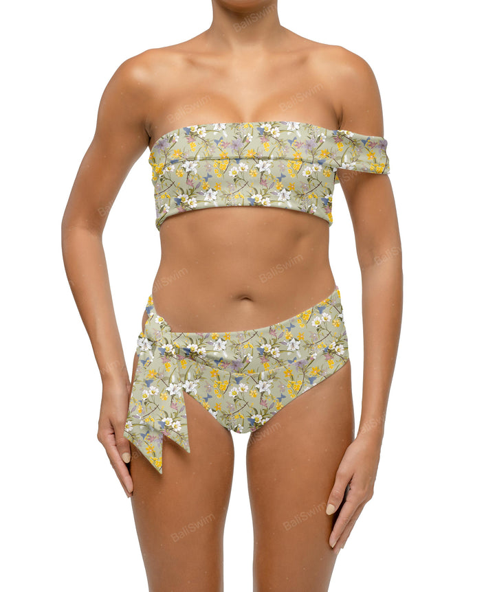 BSWS-T125 Asymetrical Off the Shoulder Bikini Top