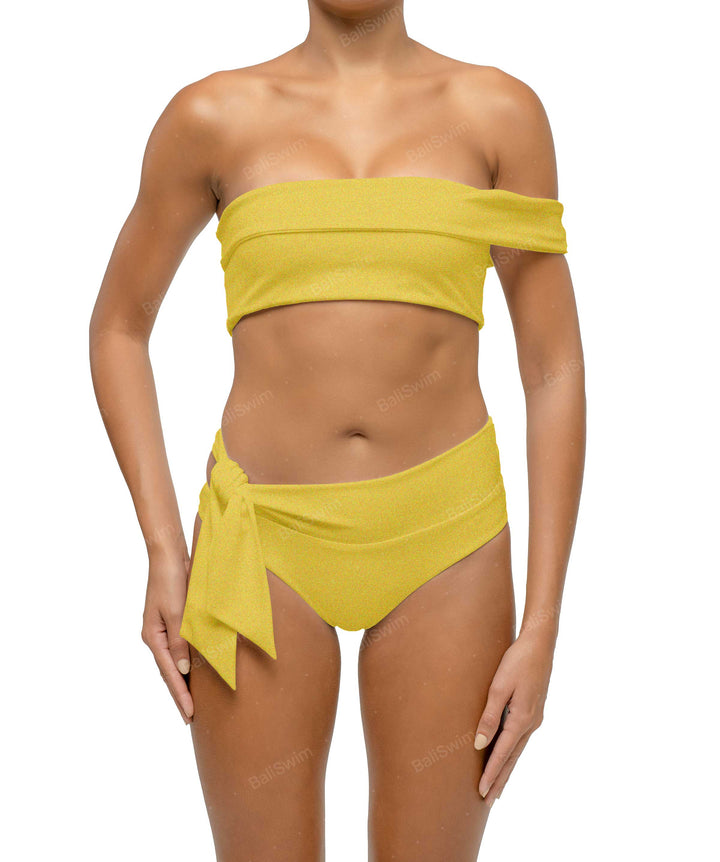 BSWS-T125 Asymetrical Off the Shoulder Bikini Top