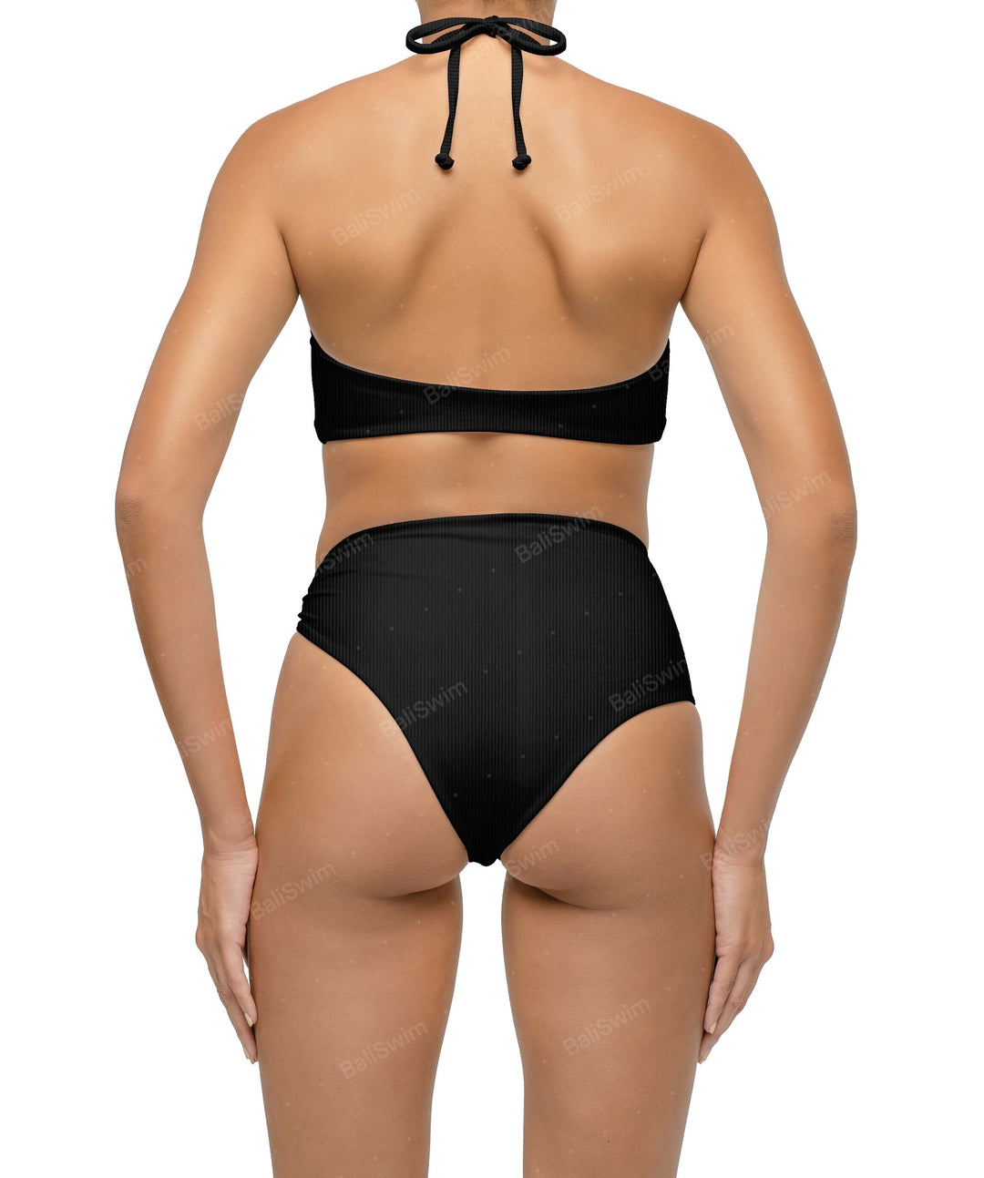 BSWS-B126 Asymetrical Wave Ring Bikini Bottom