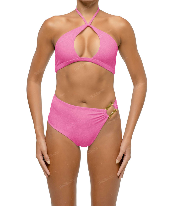 BSWS-B126 Asymetrical Wave Ring Bikini Bottom